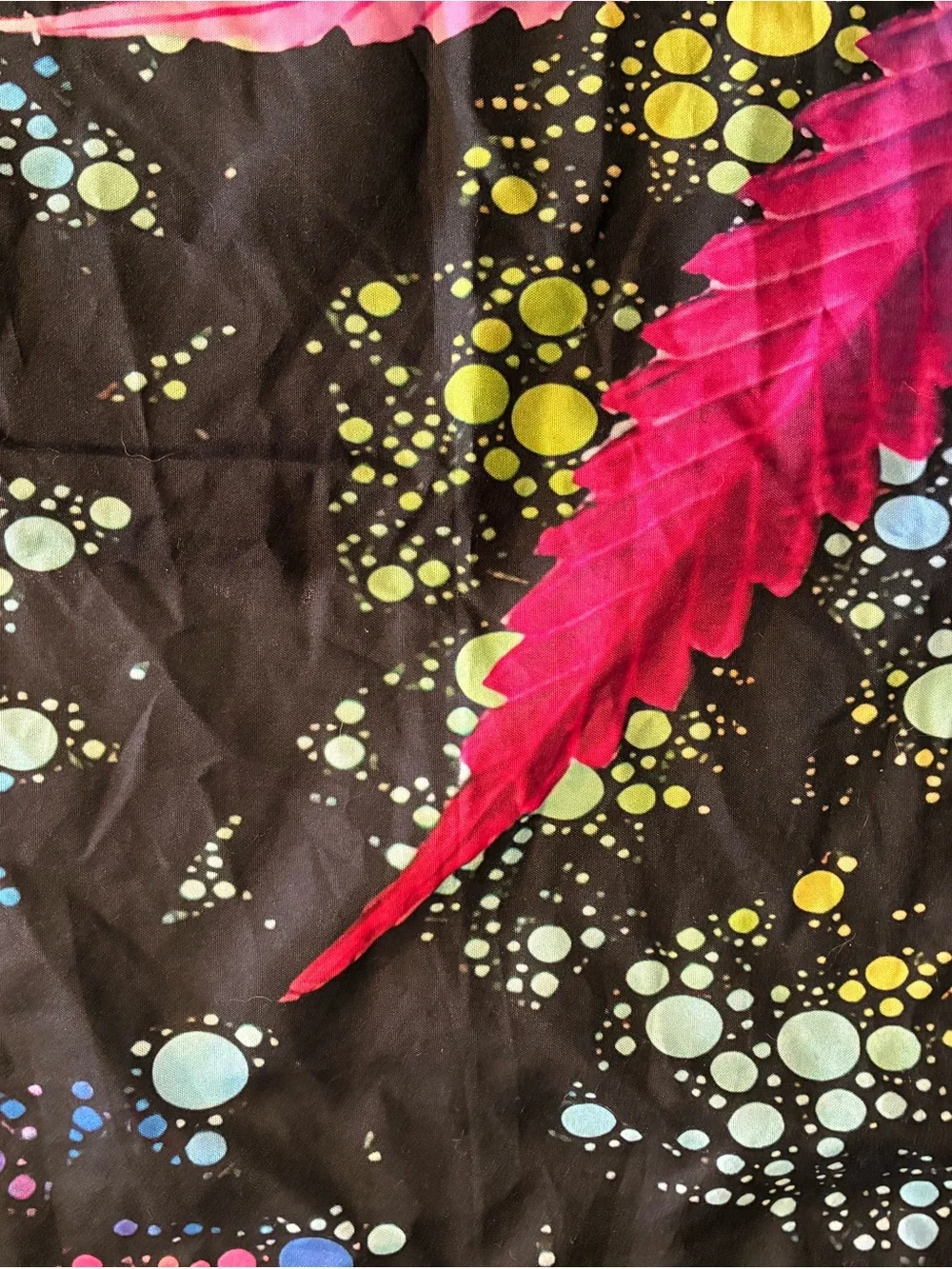Multicolor Cannabis Leaf Tapestry